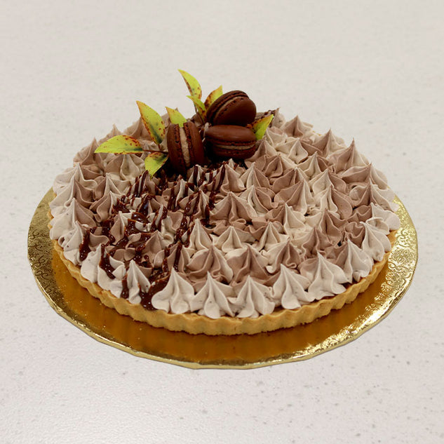 CHOCOLATE HALVA TART